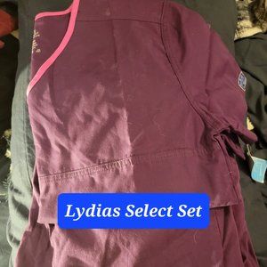 Purple Set of Scrubs Med